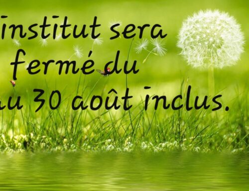 Fermeture pour congés d’été